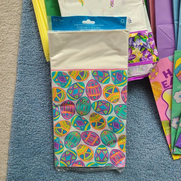 Pastel Springtime Easter Gift Bag and Party Decor Bundle Spring Easter Decor - Picture 9 of 10